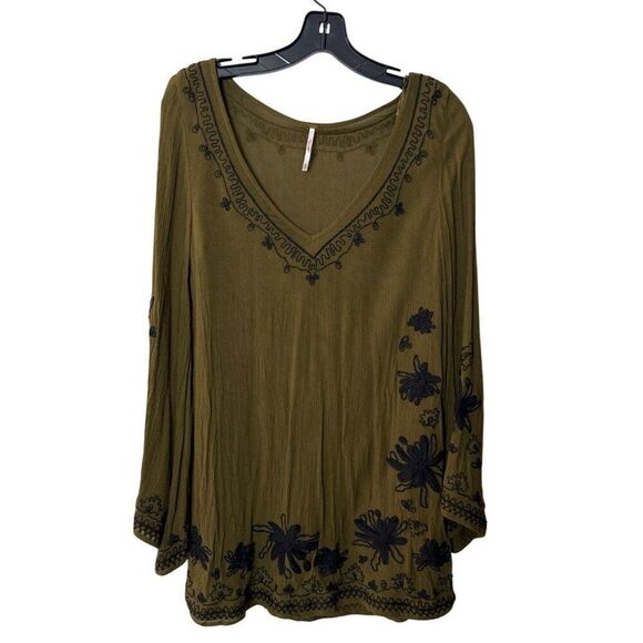Free people women’s embroidery tunic size XS - Picture 6 of 7